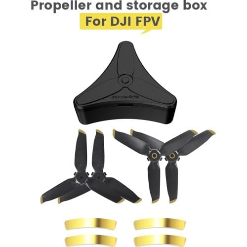 Propellers Storage Box for DJI FPV Combo Two Pairs Propellers5328S Paddle Protection Box DJI FPV Accessories