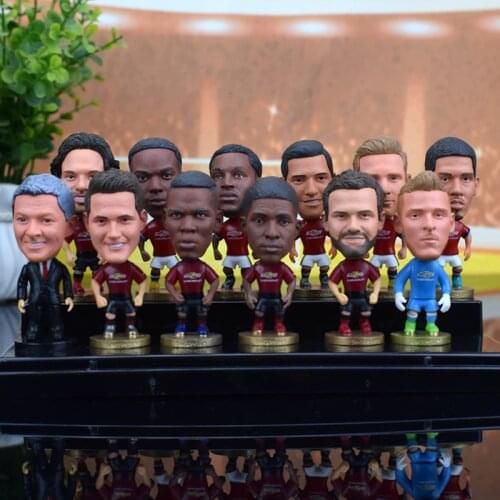 High Meticulous 6.5cm Rooney De Gea Pogba Martial Sanchez Mata Smalling Lukaku 2.5in Height MUFC2020 Activity Doll Figure Toy