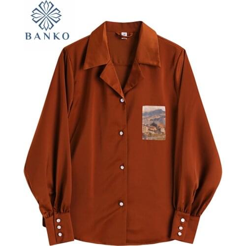 Mina Happiness Satin Blouses