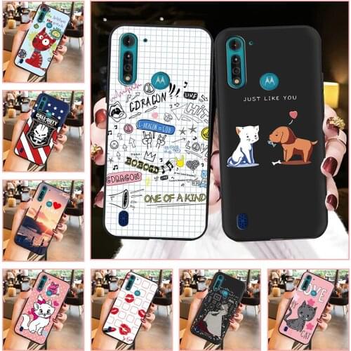 Fashion Anti-dust Phone Case For Moto G8 Power Lite Original matte Cartoon New Beautiful Cute