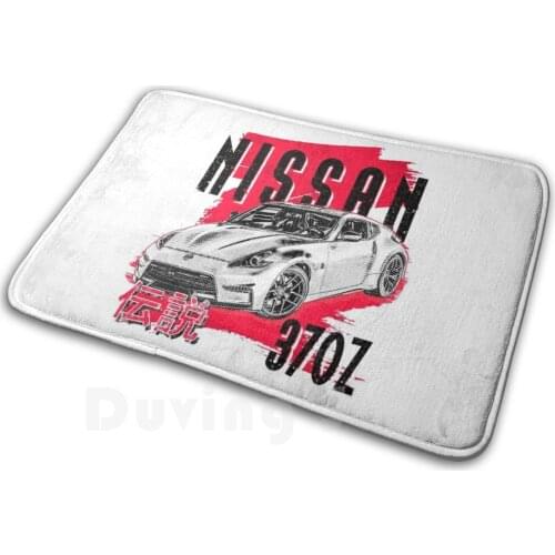 Nissan 370Z Classic | Drift Legends | Jdm Japanese Cars Soft Non-Slip Mat Rug Carpet Cushion Nissan 370Z True Jdm