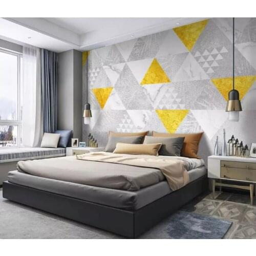 Custom Wall Paper 3D Modern Geometric Pattern 3D Mural Wallpapers for Living Room Bedroom Wall Papers Home Decor 3D Wall Murals