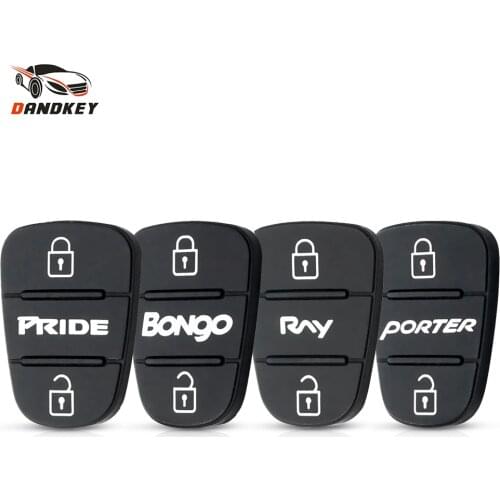 Dandkey Replacement Remote Key Shell Case 3 Buttons Rubber Pad For Hyundai l10 l20 l30 Kia K2 K5 PRIDE BONgo RNY PORTER
