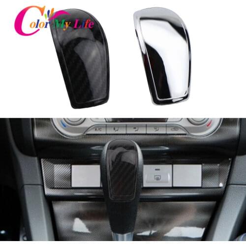 1Pc ABS AT Car Gear Head Shift Knob Decorative Cover Trim Sticker Fit for Ford Focus 2 MK2 2005 - 2012 Auto Accessories