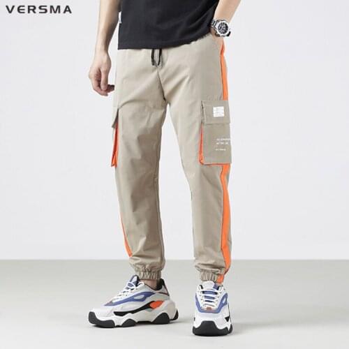 VERSMA Street Fashion Kpop Outfit Military Camouflage Pants Women Hiphop Dance Pants Joggers Green Cargo Pants Men Dropshipping