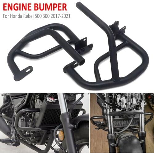 Engine Guard Crash Bar Bumper Frame Protection For Honda Rebel 500 300 CMX 300 500 CMX300 CMX500 Rebel 2017 2018 2019 2020 2021