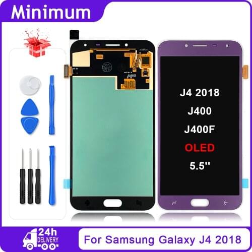 5.5" OLED For Samsung Galaxy J4 J400 LCD Display Touch Screen Digitizer Assembly For Samsung J400F/DS SM-J400F