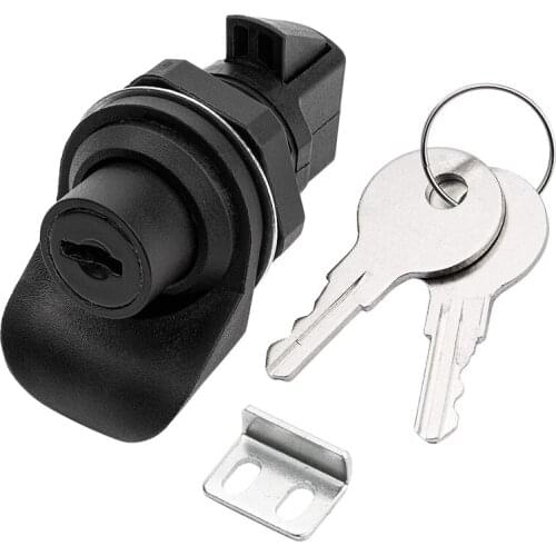 1 Set Locking Push Button Latch for Marine Boat Radio Box, Tool Box, Electronic Box, Motorcycle Glove Box Lock