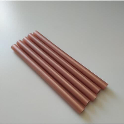 10pcs 7x100mm Hot Melt Glue Stick Retro Metallic Color Bronze Rose Gold Lacquer Wax Seal DIY Tools Adhesive