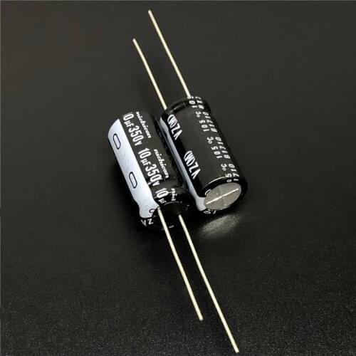 5pcs/50pcs 10uF 350V10uF NICHICON VZ Series 10x20mm Wide Temperature Range Aluminum Electrolytic Capacitor