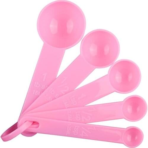 5Pcs Plastic Measuring Spoons Versatile Milk Powder Spoon Measuring Tablespoon Kitchen Measuring Tools Accessories