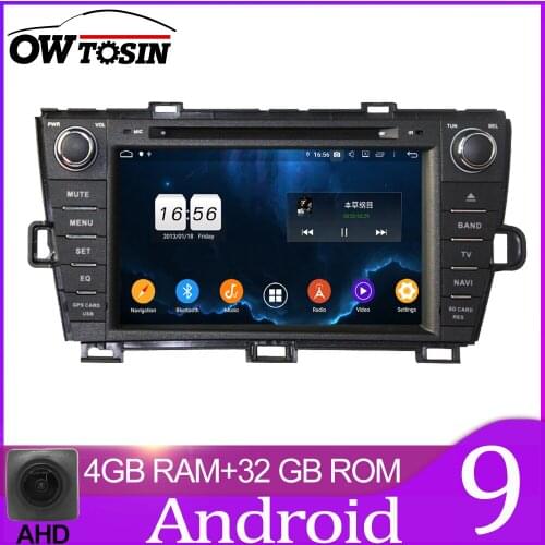 8" Owtosin Car Radio Multimedia Video Player Navigation GPS Android 9.0 For Toyota Prius 2009 2010 2011 2012-2015 Car 4GB RAM