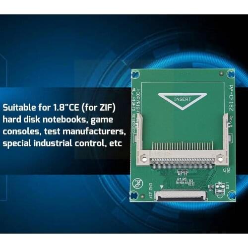 CF Card To 1.8" CE Adapter Compact Flash Memory Disk For IPOD Inch Cables ZIF To With Adapter 2 Converter PC 1.8 F2Z0