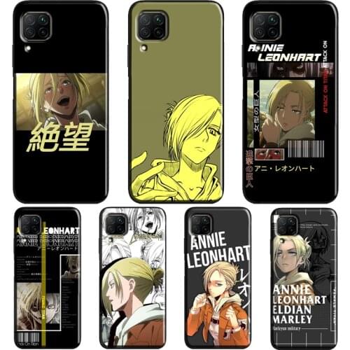 Annie Leonhart Attack on Titan Anime Case For Huawei P Smart 2019 Nova 5T P30 P40 P20 Pro Mate 10 20 Lite Honor 10i 8A 8X 9X