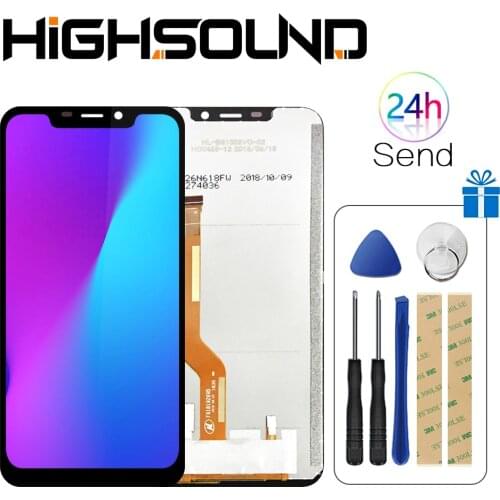 6.18''For Oukitel C12 Pro LCD Display+Touch Screen Screen Digitizer Assembly Repair Parts+Tools +Adhesive For Oukitel C12