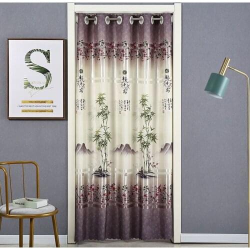 Door Curtain Household Cloth Art Air Conditioning Partition Curtain Bedroom Kitchen Bathroom Shade Four Seasons Door Curtain