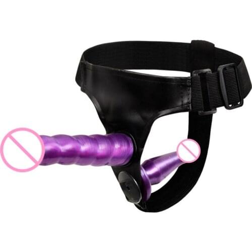Double Ended Strap On Dildo Penis Women Lesbian Couples Sex Toys for woman Adult Products Safe material odorless Adult games