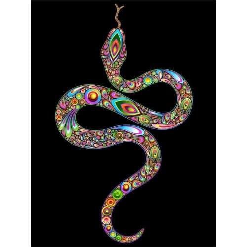 New 5D Full Square Snake Pictures Of Rhinestones Diamond Embroidery Animals Crystal Diamond Painting Home Decor FC572