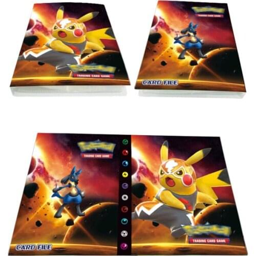 Cards Cartoon Anime Pocket Monster Pikachu 240 Pcs Holder Album Toy Collection Pokemon Cards Album Book Top for Kids Gift