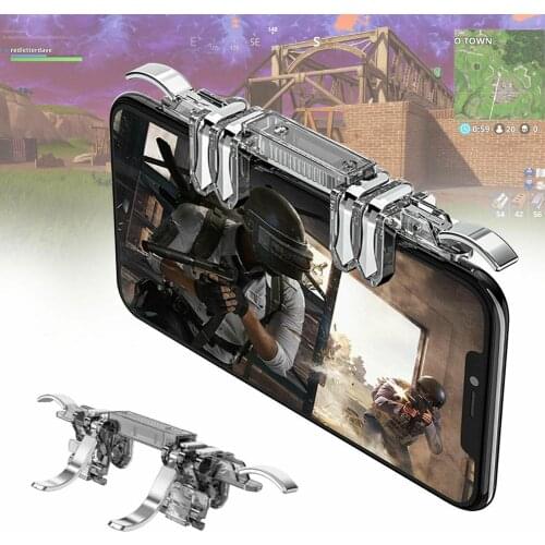 K19 Quick Reflection Button 6-finger Linkage Gaming Controller For Mobile Phone Accessories Adjustable