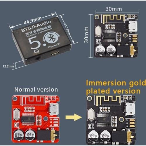Mini Wireless Stereo Music Amplifier Module Bluetooth MP3 BT5.0 Receiver Case With Audio Lossless PRO 5.0 Decoder Player Bo J6X2