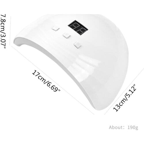 Q1FB Manicure Nail Lamp Set Portable Mini Phototherapy Light Quick-Drying USB Rechargeable Nail Art Tools Automatic Sensor