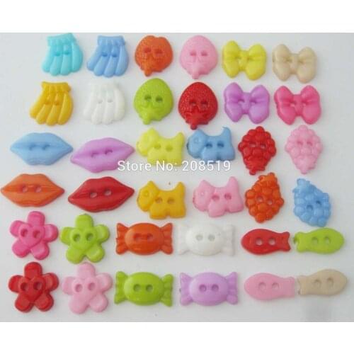 NBNLKG Fashion buttons mix 400pcs multicolors two holes plastic nylon flatback button sewing DIY craft supplies