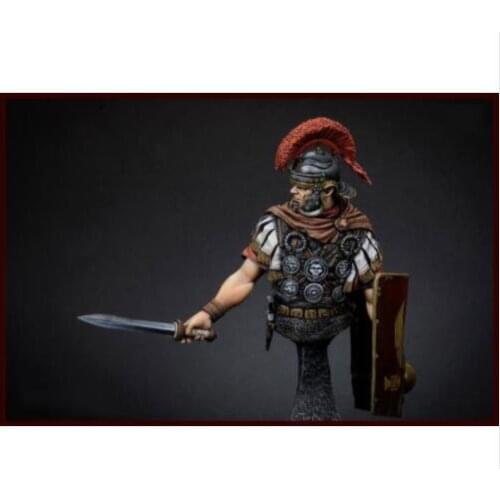 New Unassembled 1/10 Roman Centrion AD warrior with shield bust Resin Kit DIY Toys Unpainted resin model