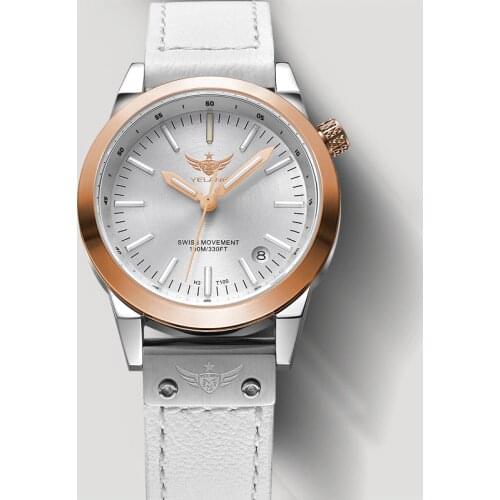 New Arrive YELANG V1010 Upgrade Version T100 Tritium Orange Luminous Waterproof Lady Women Fashion Quartz Watch Wristwatch