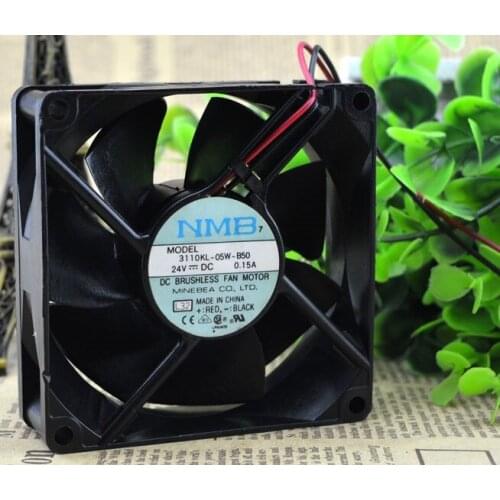 SSEA New Wholesale cooling fan for NMB-MAT 3110KL-05W-B50 24V 0.15A 8CM 8025 2 wire server inverter fan