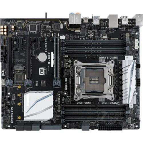 Asus X99-E Desktop Motherboard LGA 2011-V3 DDR4 USB2.0 USB 3.0 USB3.1 128GB X99 Original motherboards free shipping