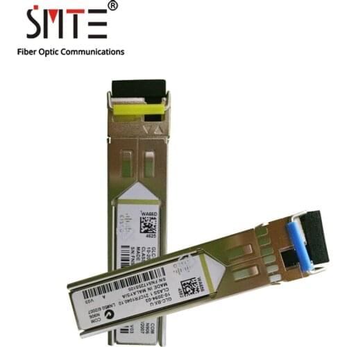 Original GLC-BX-D 1310nm GLC-BX-U 1550nm For Cisco 1.25G 10KM BIDI LC Single-Mode Fiber Optical Module Transceiver