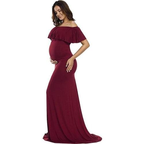 Maternity Dresses For Photo Shoot Pregnancy Dress Photography Maternity Photography Props Clothe For Pregnant Women Sexy Evening