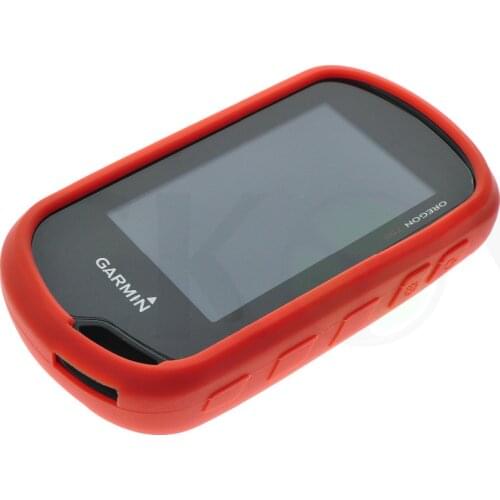 Outdoor Hiking Handheld GPS Protect Silicon Rubber Red Case Skin for Garmin Oregon 600 600T 650 650T 700 750 750T Accessories