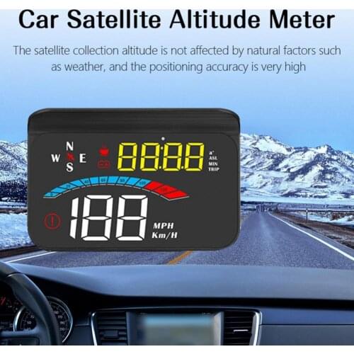 M16 3.5 Inch HUD Head-up Display Multifunction Alarm Universal Automatic Head-up Projector for Car Electronic Accessories