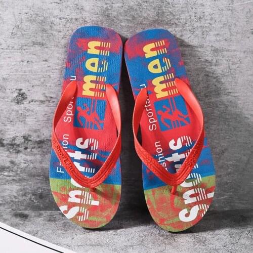 2021 New Arrival Summer Men Flip Flops High Quality Beach Sandals Anti-slip Zapatos Hombre Casual Shoes Wholesale TUX339