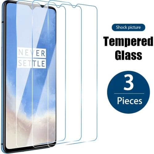 3pcs Tempered Glass For Oneplus 8 7 7T 6T 5T 6 5 3T 3 1+7 1+6 For OnePlus Nord N100 N10 5G Screen Protector