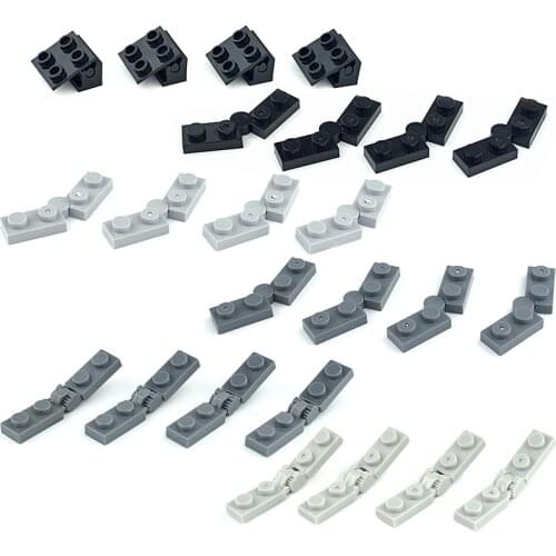 30pcs Technical accessories Building Blocks 44302 44301 2429 2430 Changeover Catch Hinge brick DIY MOC Parts Creative 73983 6134