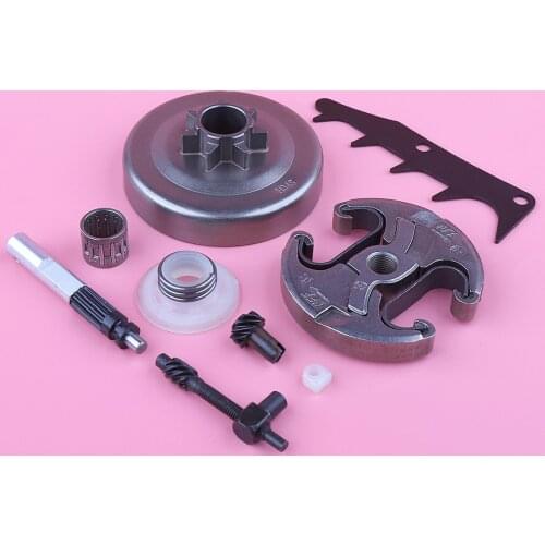 .325" 7T Clutch Drum Bearing Oil Pump Worm Gear Fit For Husqvarna 340 345 445 450 Jonsered 2145 2150 Gas Chainsaw Spare Parts