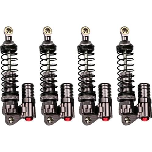 4Pcs Aluminium Alloy 90Mm Absorber Shocks For 1/10 Scale Rc Rock Crawlers Axial Scx10 D90 Truck