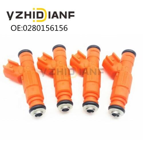 4Pcs Automobile Fuel Injector nozzle for Ford- Focus- Mazda- 6 2.3L MZR 3M4G9F593BA 0280156156