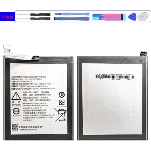 3000mAh Battery HE314 for SHARP AQUOS Z2 A1 FS8002