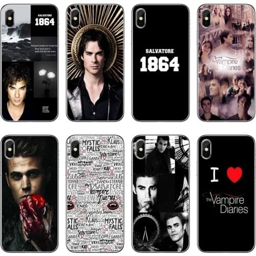 Vampire Diaries Stefan Damon Accessories Phone Case For Huawei P30 P20 Pro P10 P9 P8 Lite Y5 Y6 Y7 Y9 P Smart Plus 2018 2019