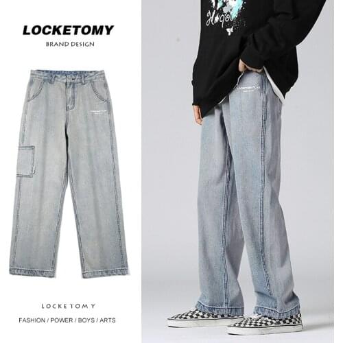 BLEASENDY Men's Cargo Jeans