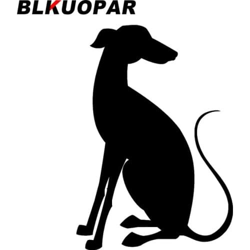 BLKUOPAR for Greyhound Silhouette Car Stickers Fashionable Animal Decals Vinyl Car Wrap Campervan Snowboard Scratch-Proof