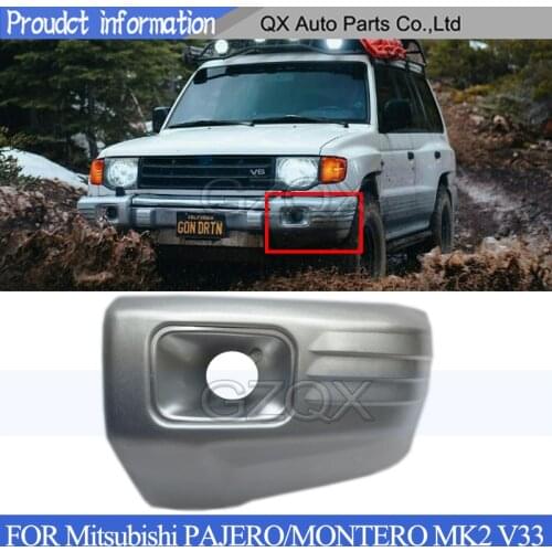 CAPQX Front Bumper corner kit For Mitsubishi PAJERO / MONTERO MK2 V33 1990-2000 Bumper corner Bumper kit Front Bumper
