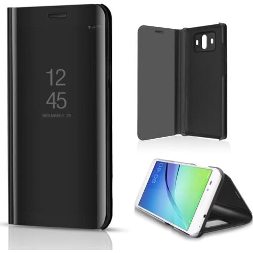 P20 Pro Flip Stand View Smart Mirror Phone Case For Huawei P20 Lite P20 Pro Cover For Huawei Mate 10 Lite Mate 10 Pro Honor V10