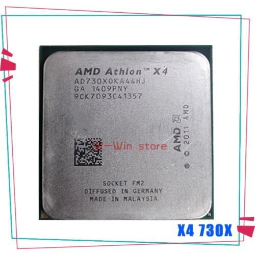 AMD Athlon X4 730 x4 730x 2.8 GHz Quad-Core CPU Processor AD730XOKA44HJ Socket FM2