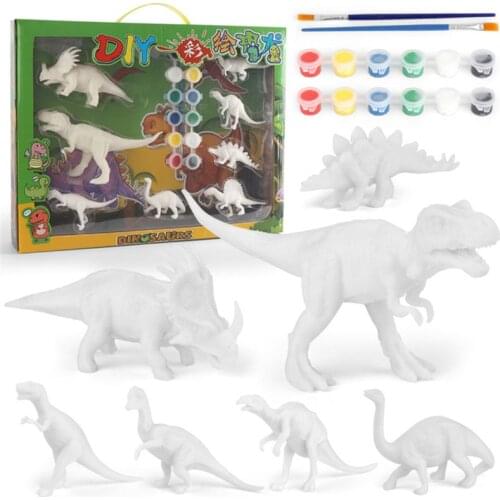 Kids Crafts and Arts Set Painting Kit - Dinosaurs Toys Art and Craft Supplies Party Favors for Boys Girls Age 4 5 6 7 Years Old