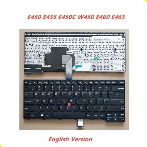 Laptop English Keyboard For LENOVO IBM Thinkpad E450 E455 E450C W450 E460 E465 notebook Replacement layout Keyboard